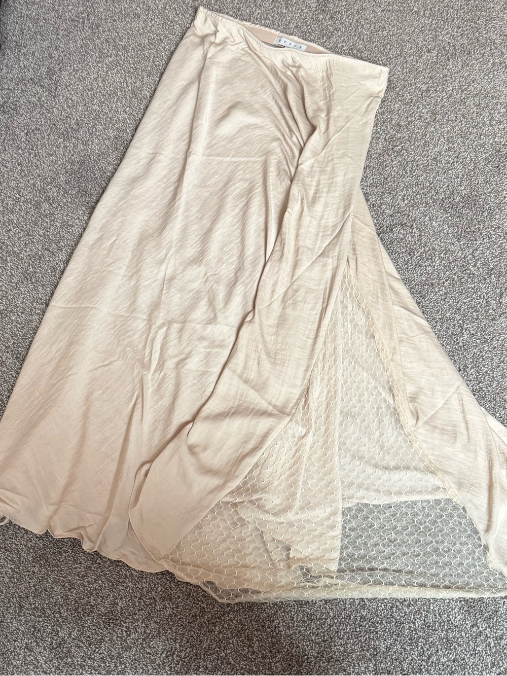 HYFVE Beige/Neutral Maxi Skirt